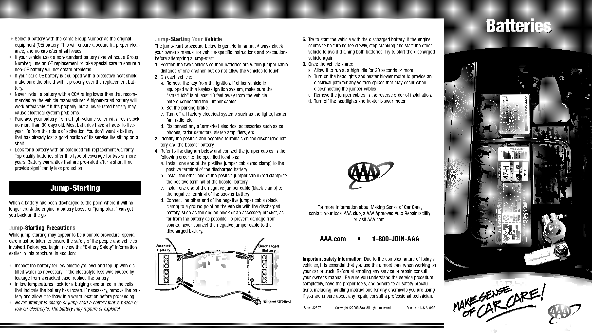 which terminal is which on a car battery