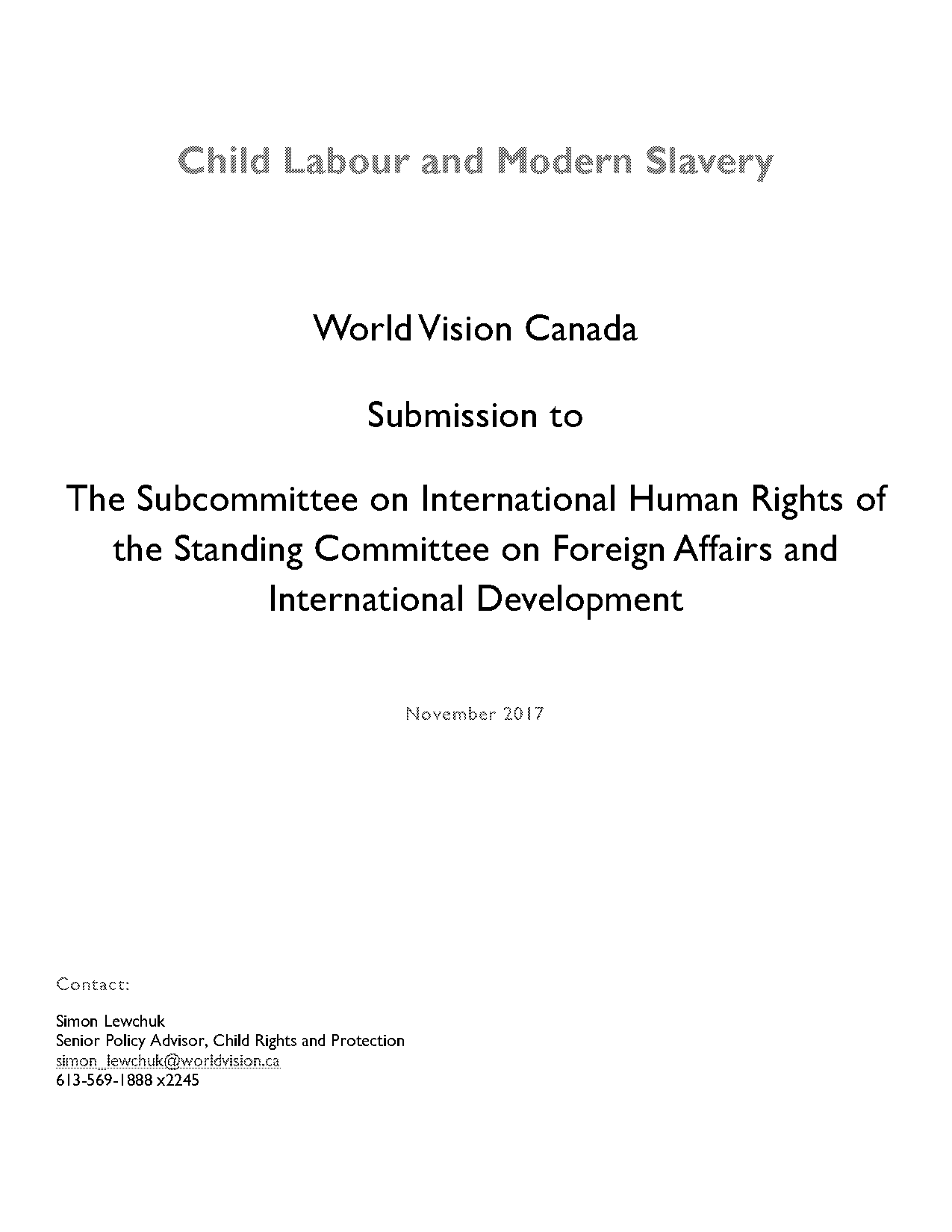 global vision canada application