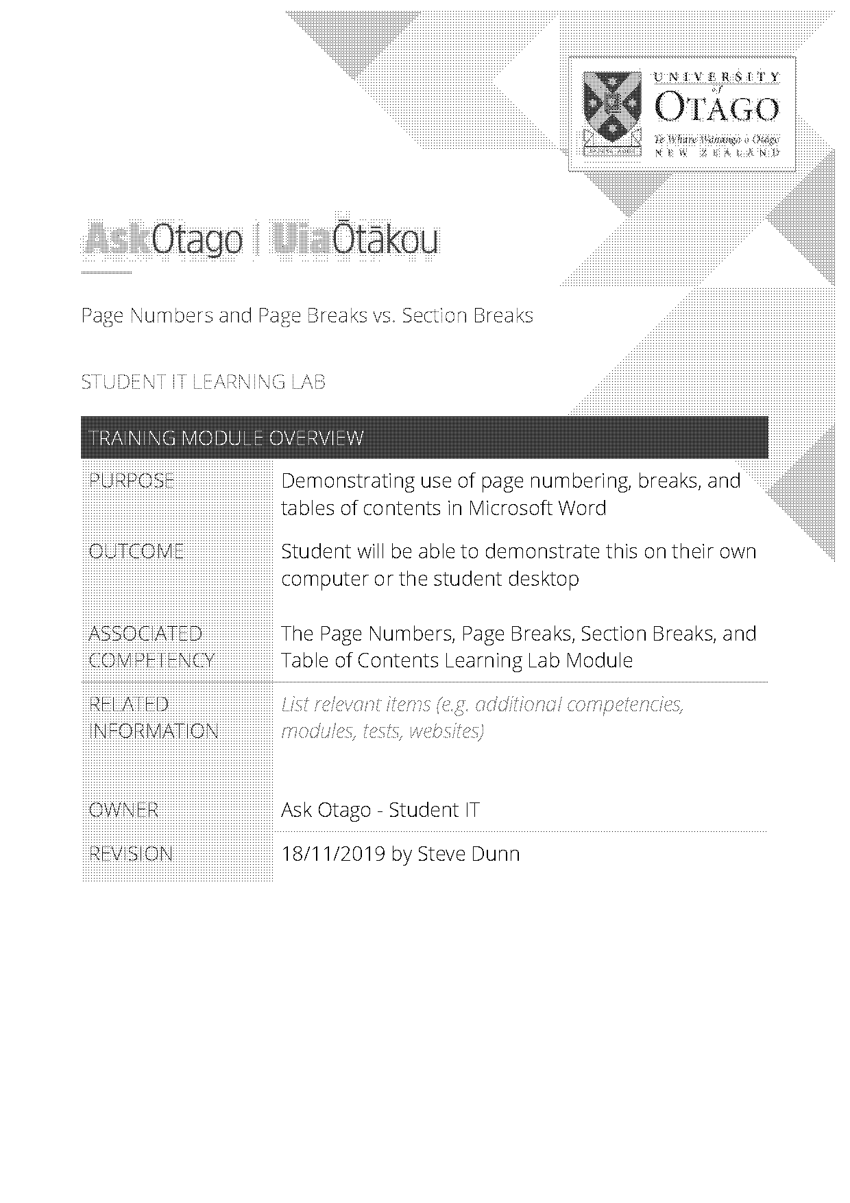 microsoft word break reference table