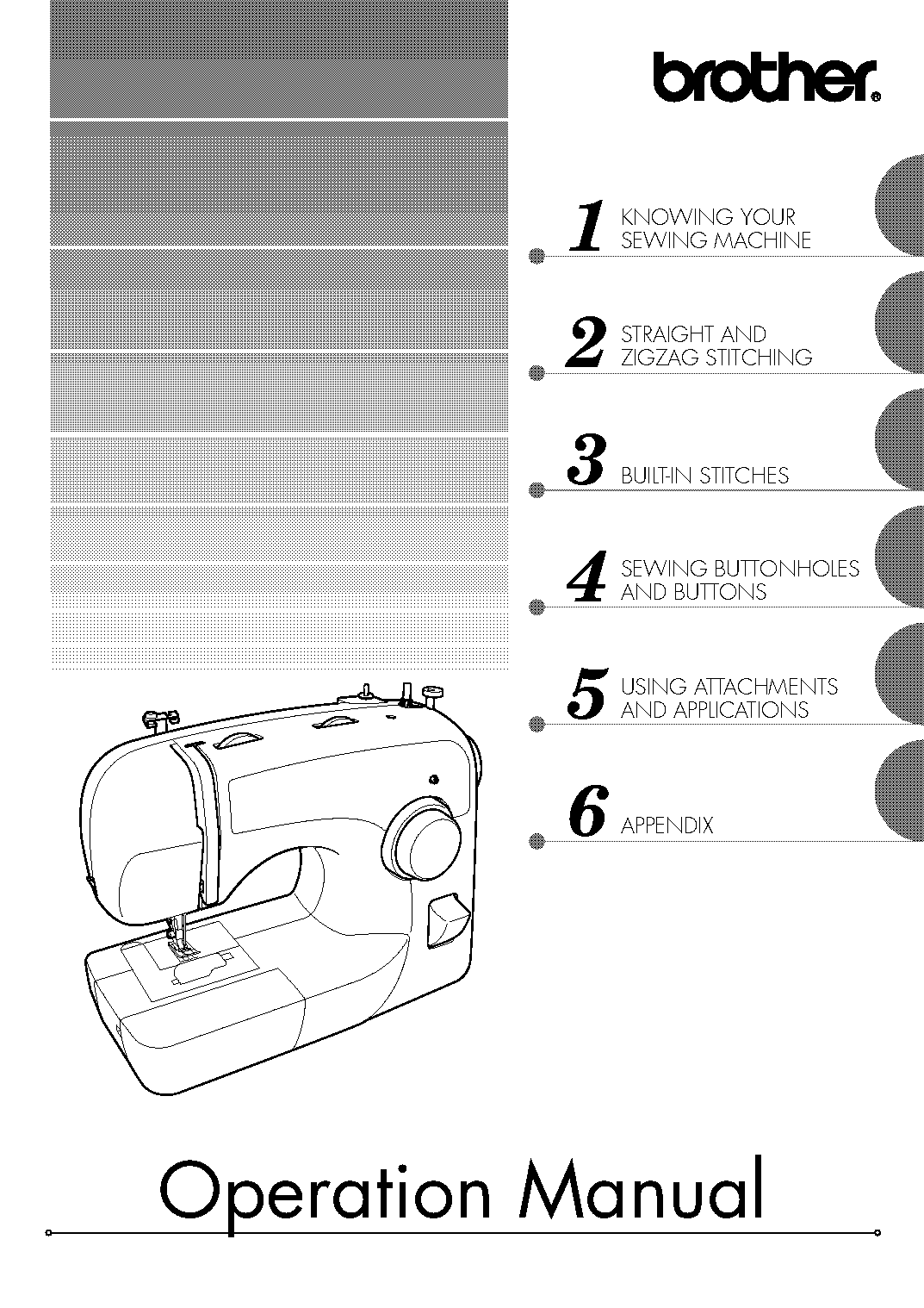 brother sewing machine manual