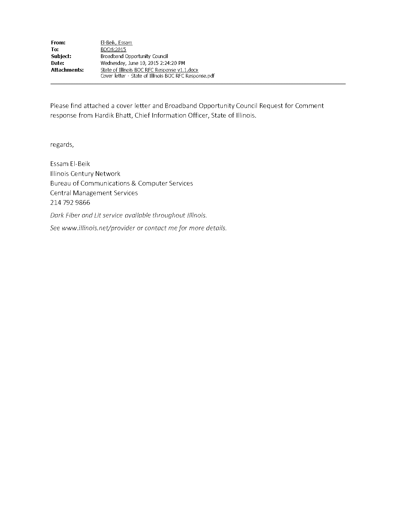 please find attached request letter