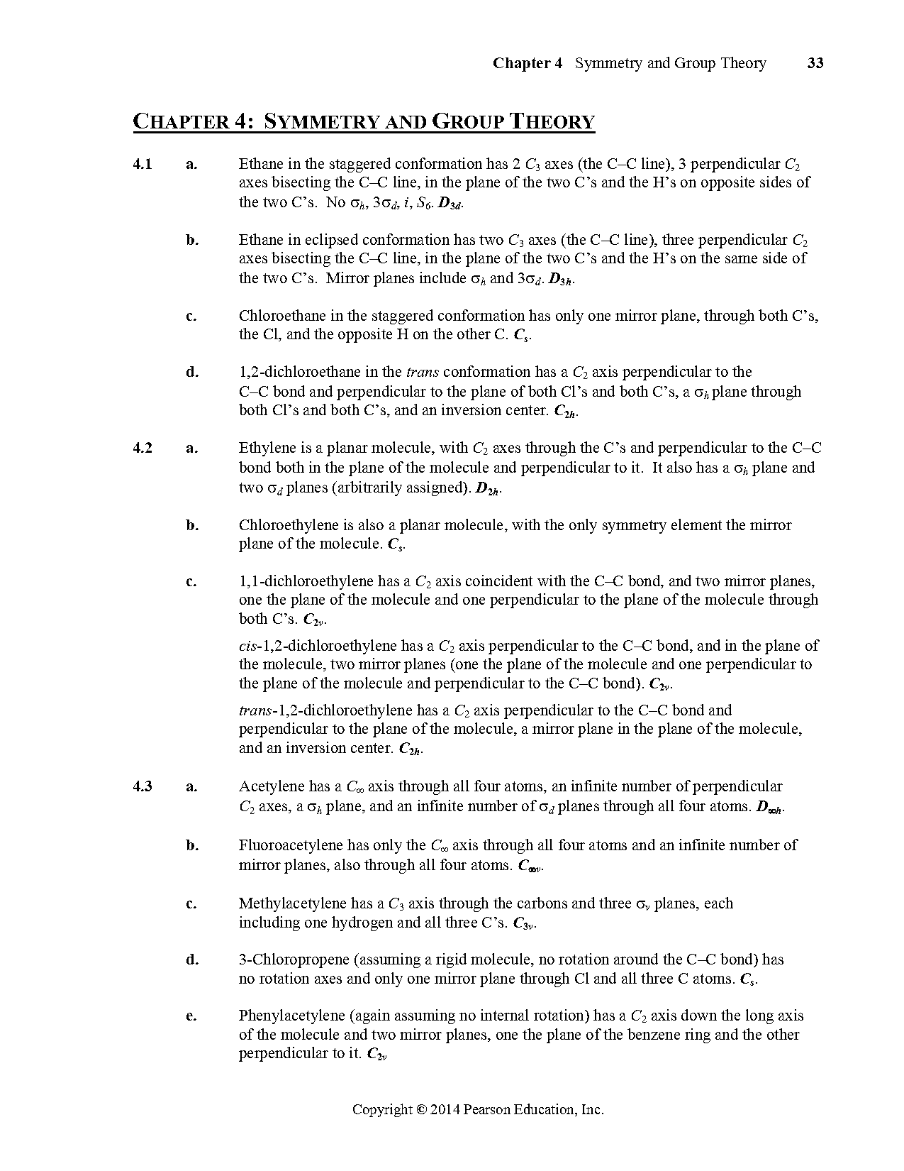 point group assignment flowchart