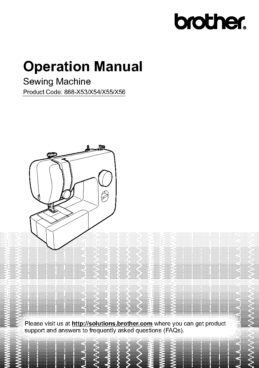 brother sewing machine manual