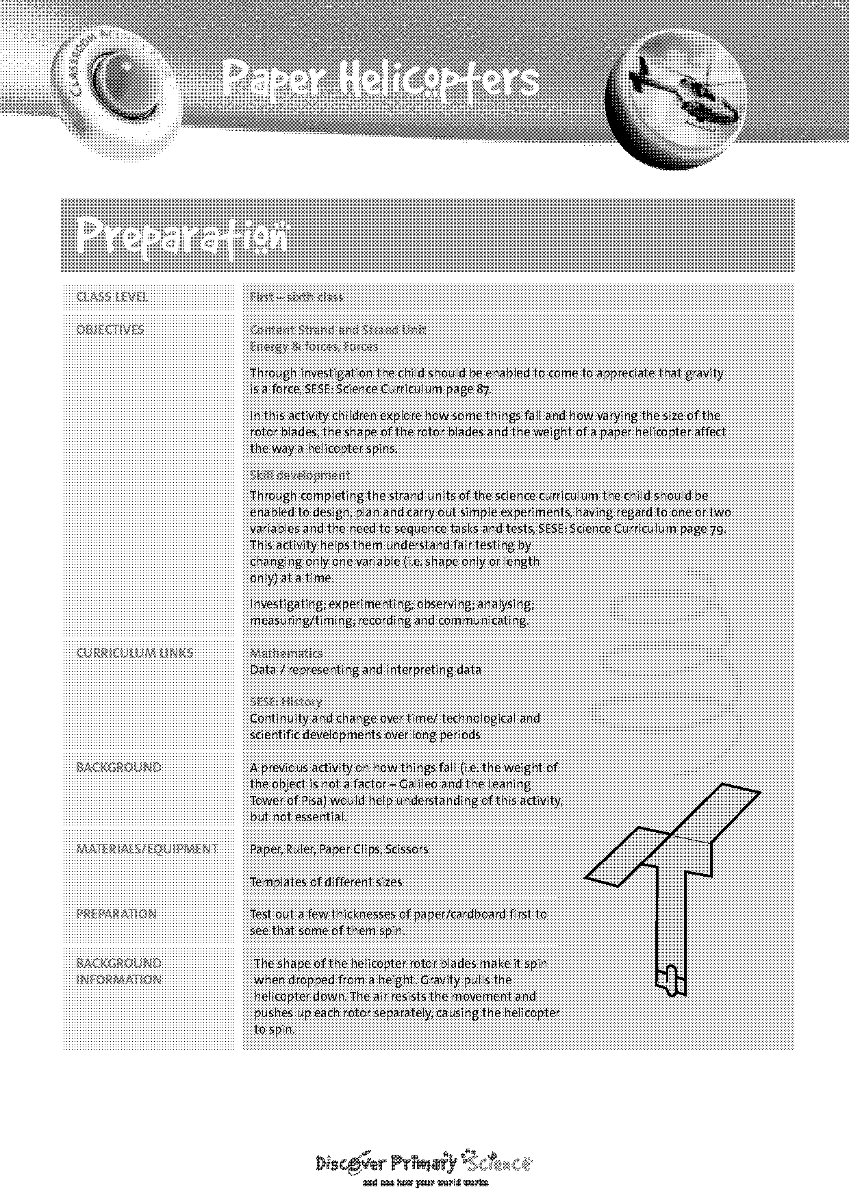 free paper spinner template