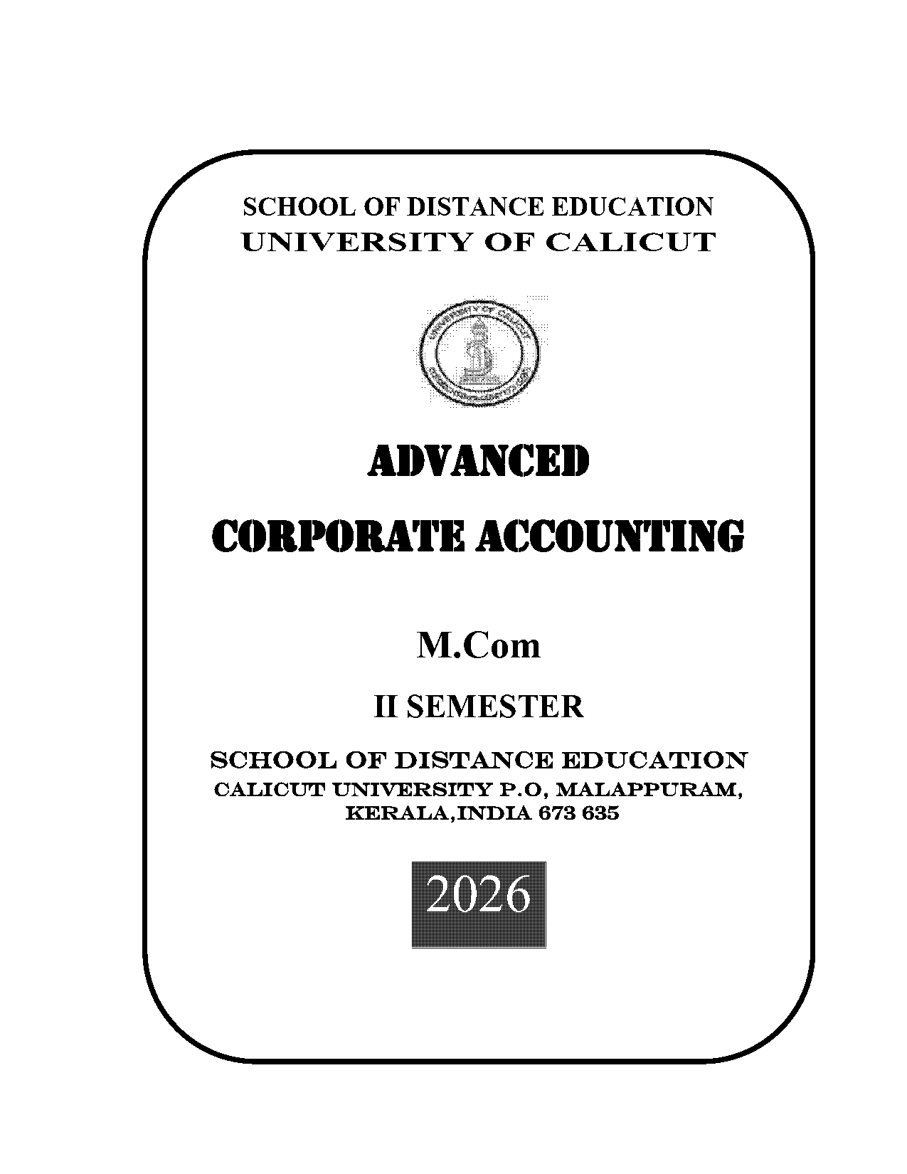 b com advanced corporate accounting pdf madras university