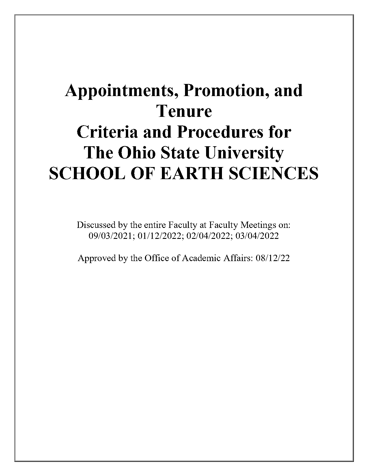 application deadline for ohio state university school of earth sciences