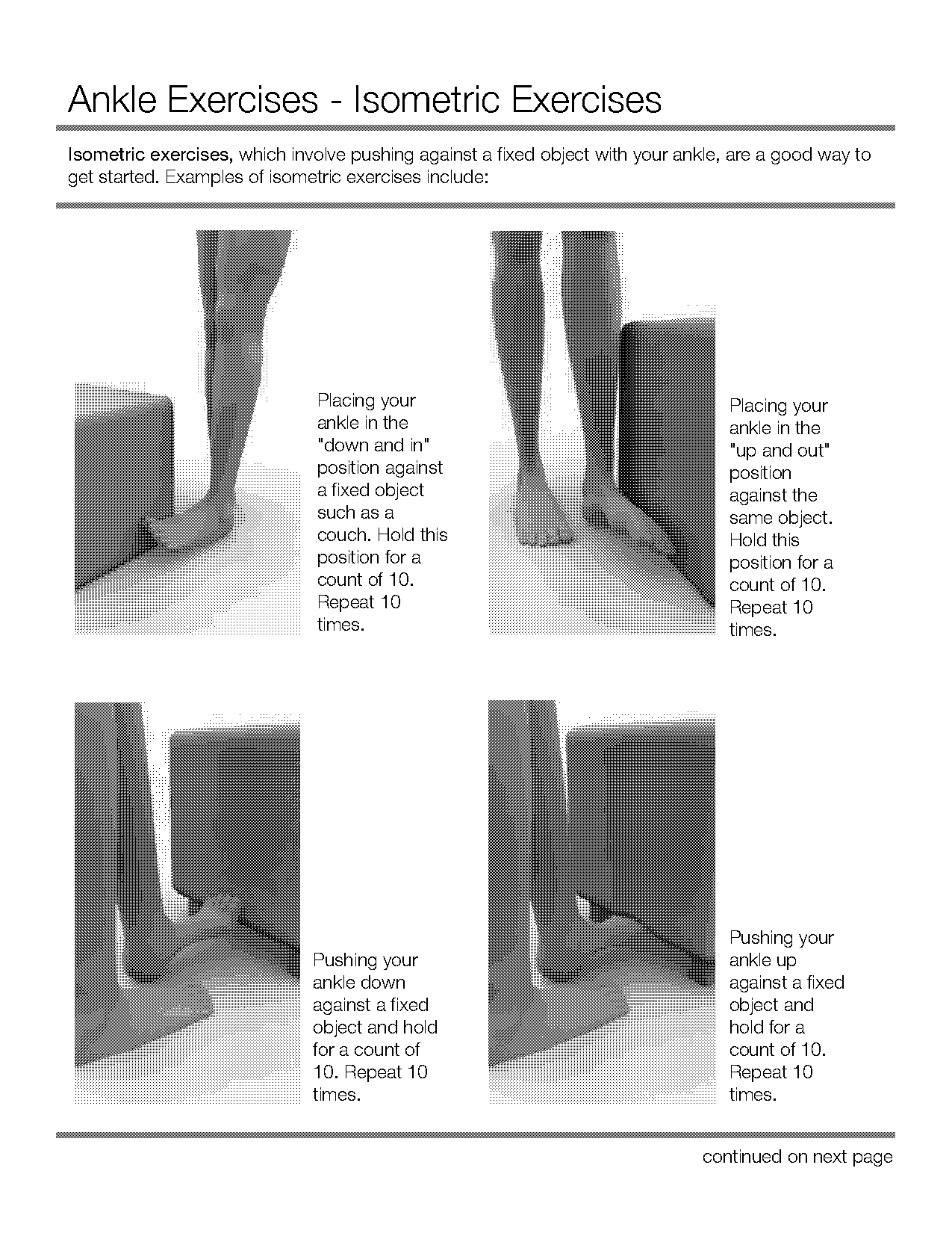 example of isometric muscle contraction