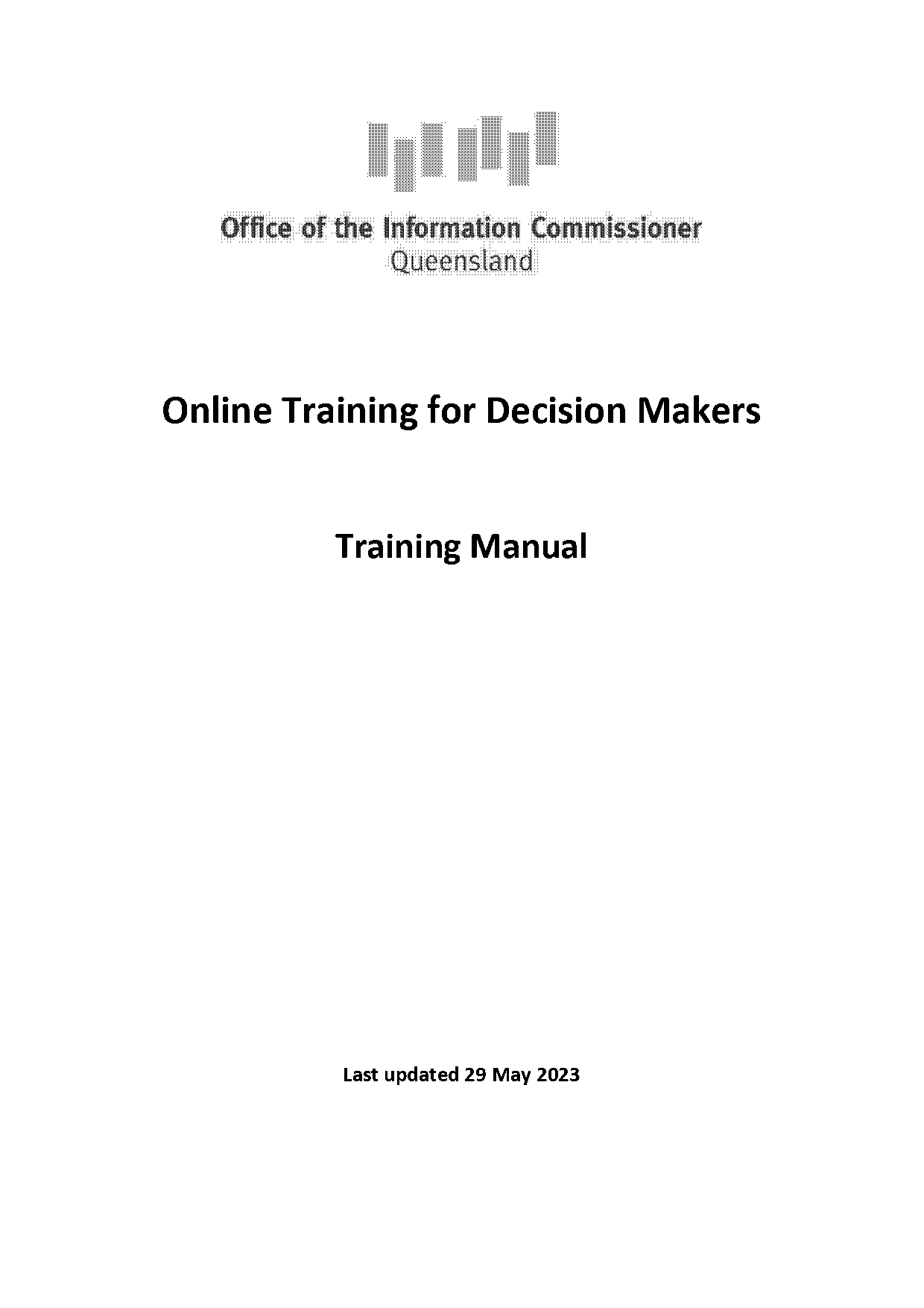 model maker training manual