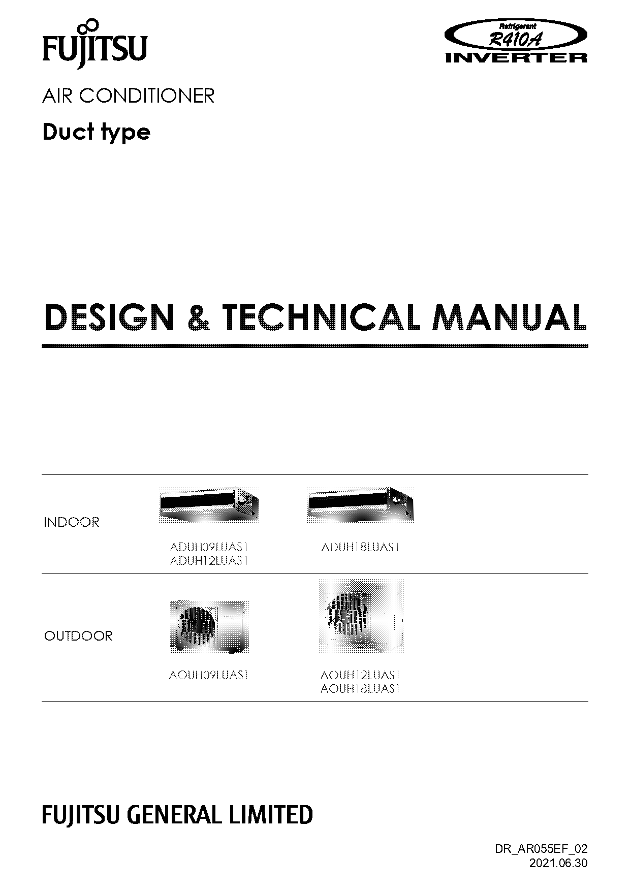 fujitsu ducted reverse cycle air conditioner manual