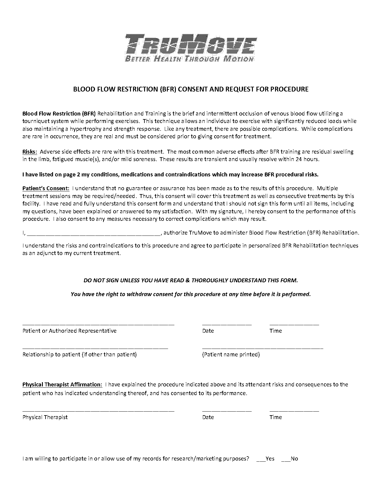 bfr request for compromise form