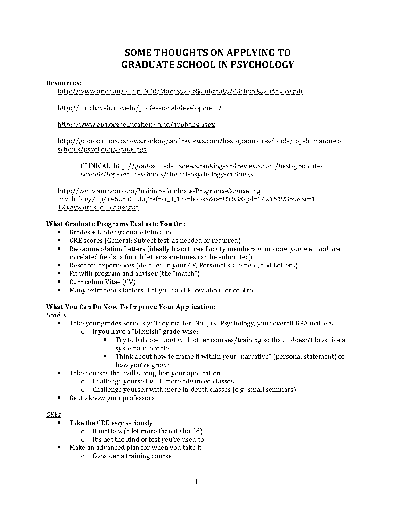 graduate school on a resume