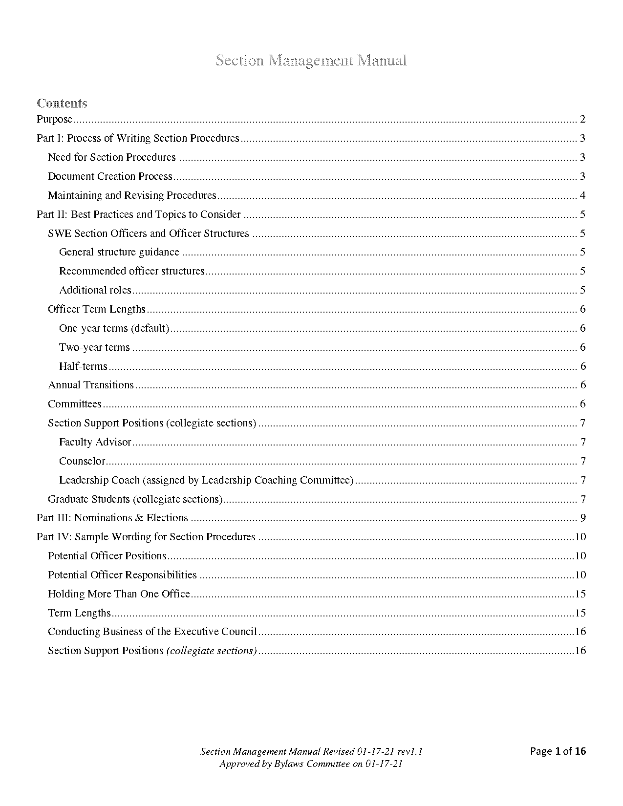 lengths of president terms