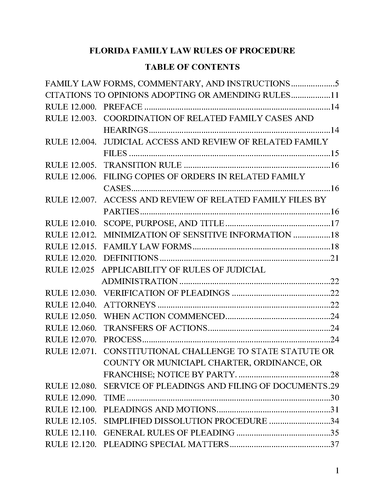 notice time periods florida production