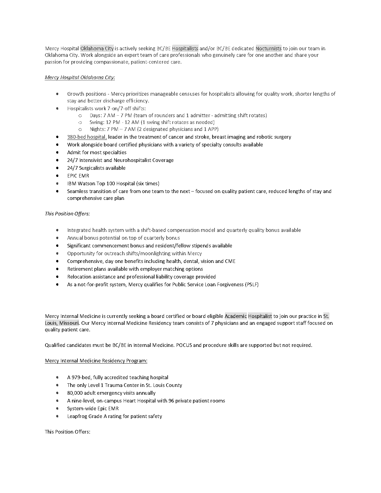 hospitalist job offers near me