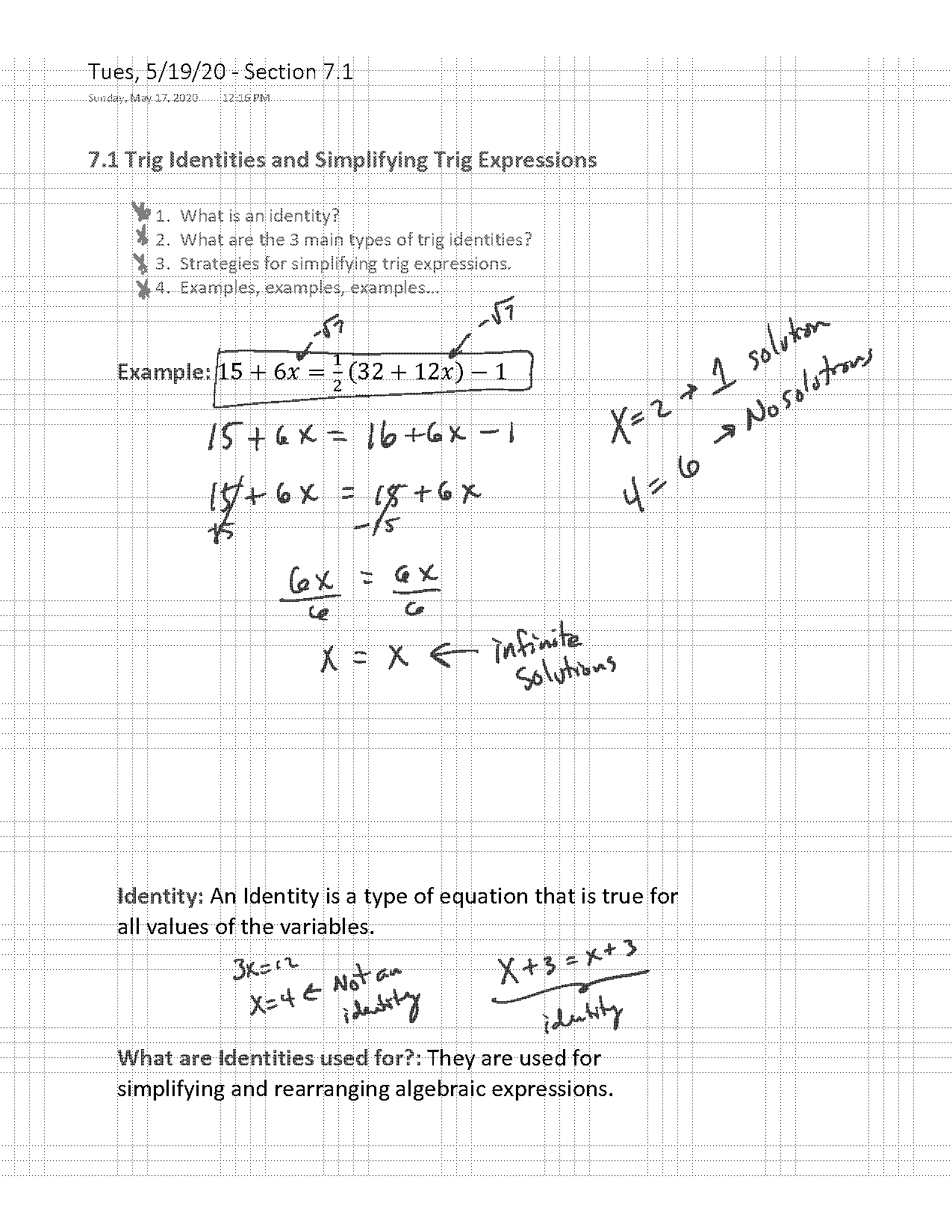 fundamental trig identities simplify worksheet pdf