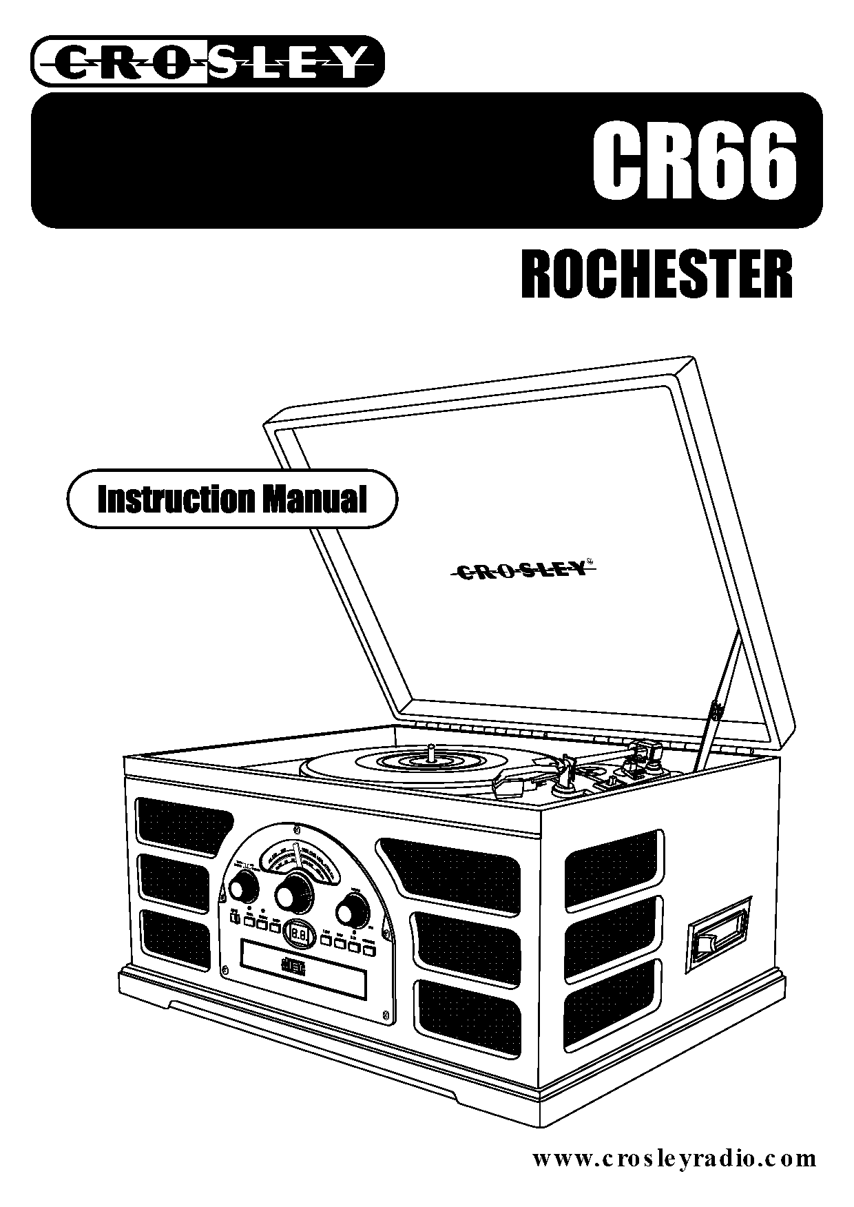 crosley record player specs