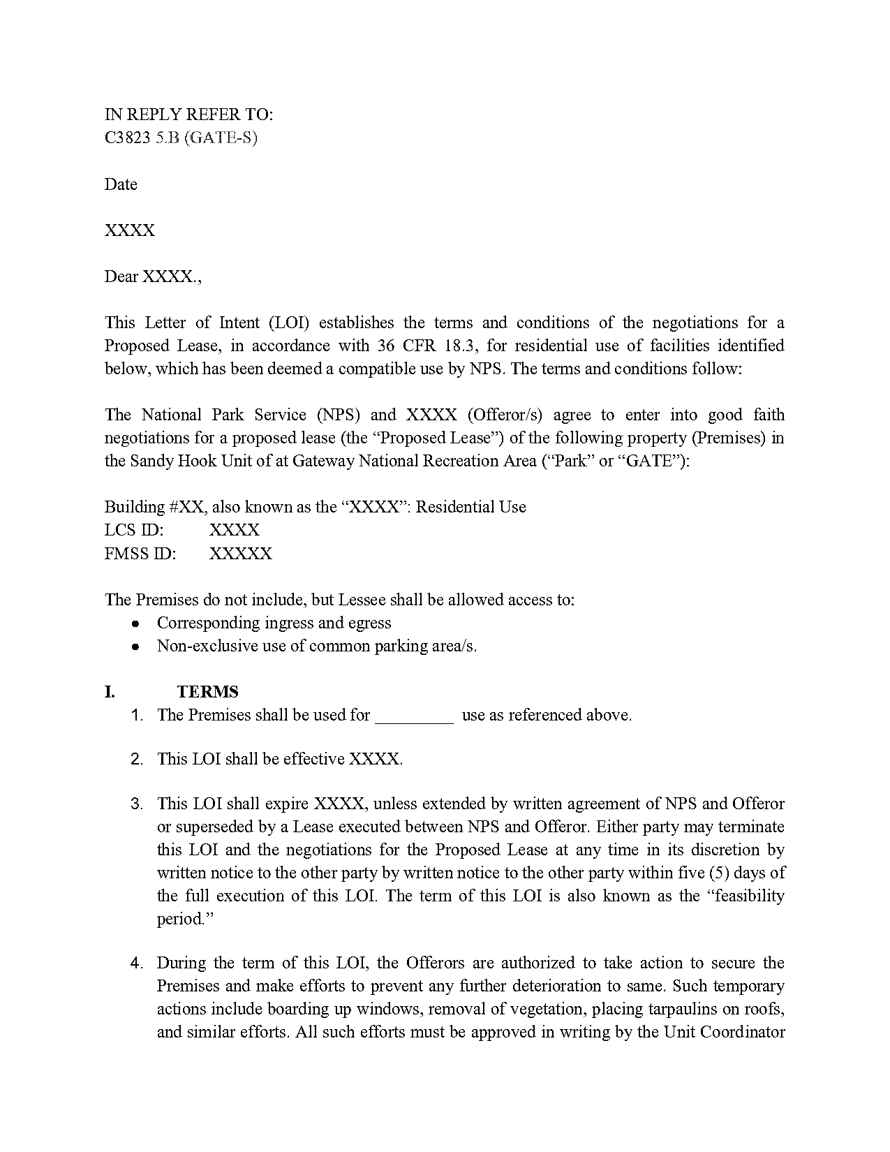 sample letter of intent for employment