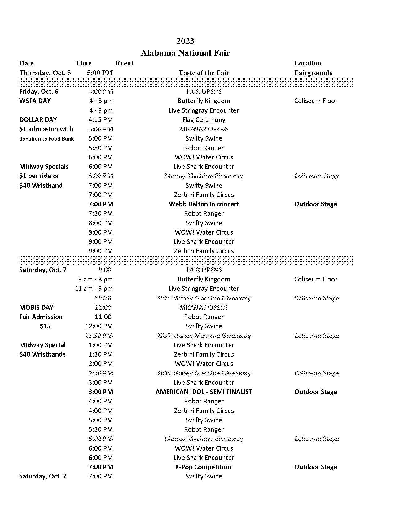 american idol new schedule