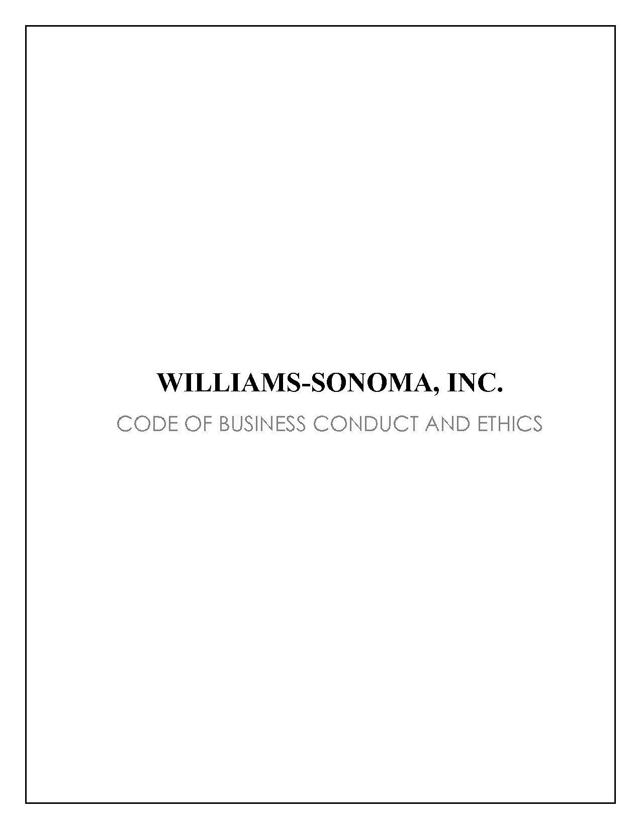 williams sonoma returns policy