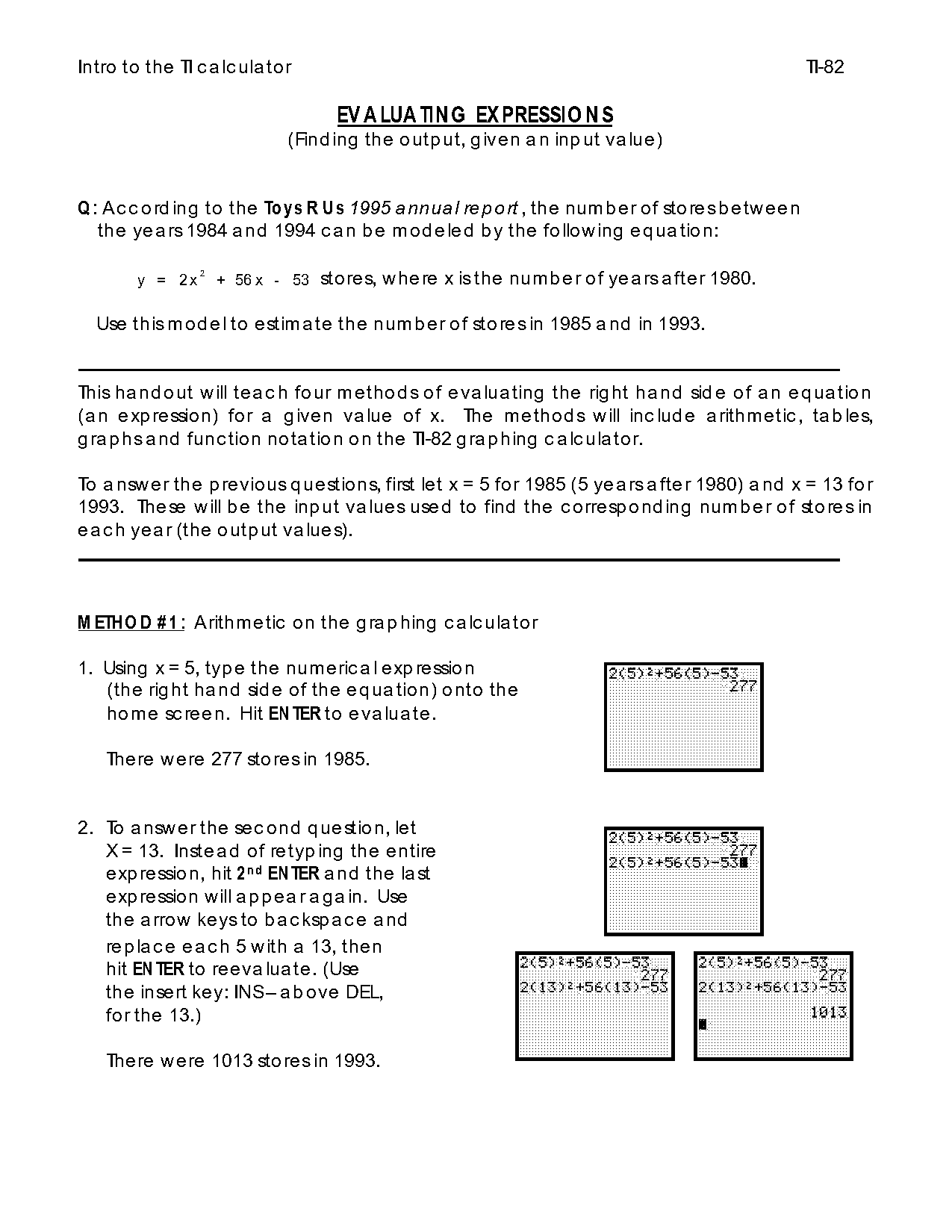 evaluating expressions with function notation worksheet