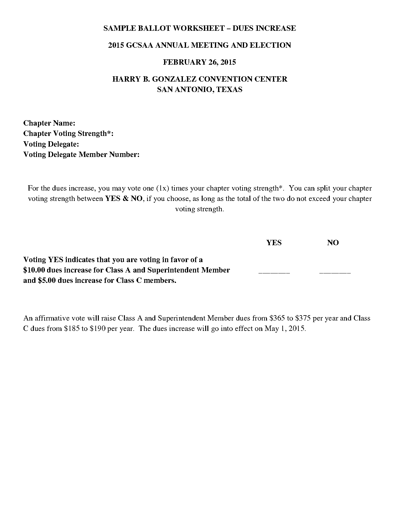 sample annual meeting ballot