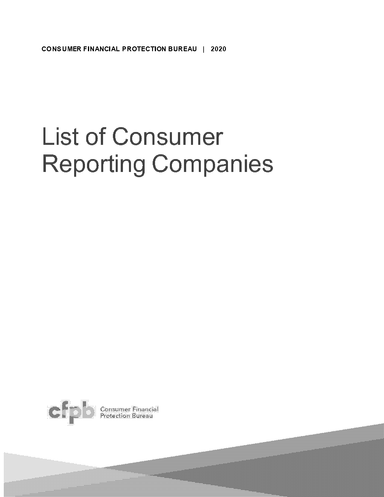 a consumer report is a document that contains