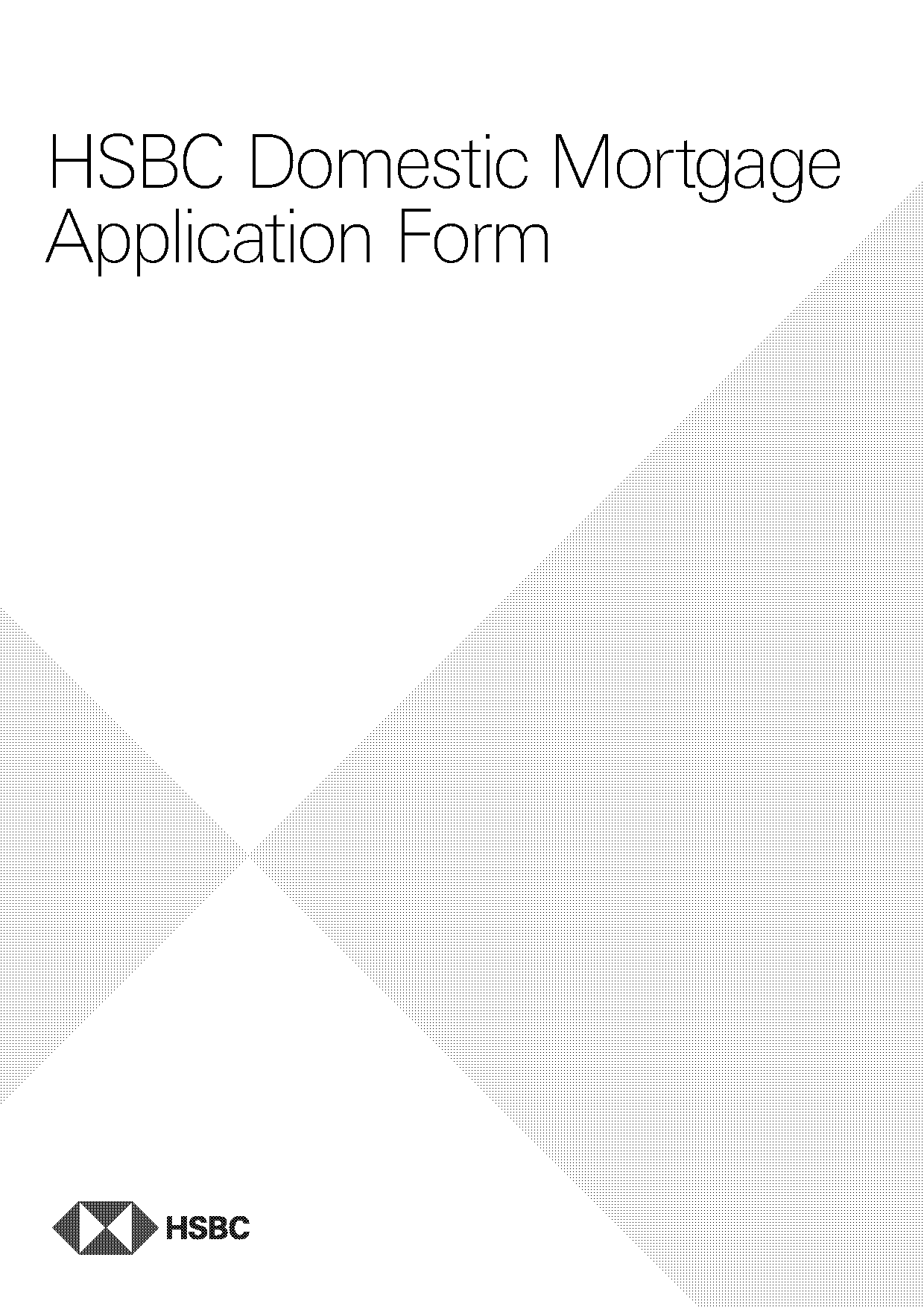 mortgage application form template