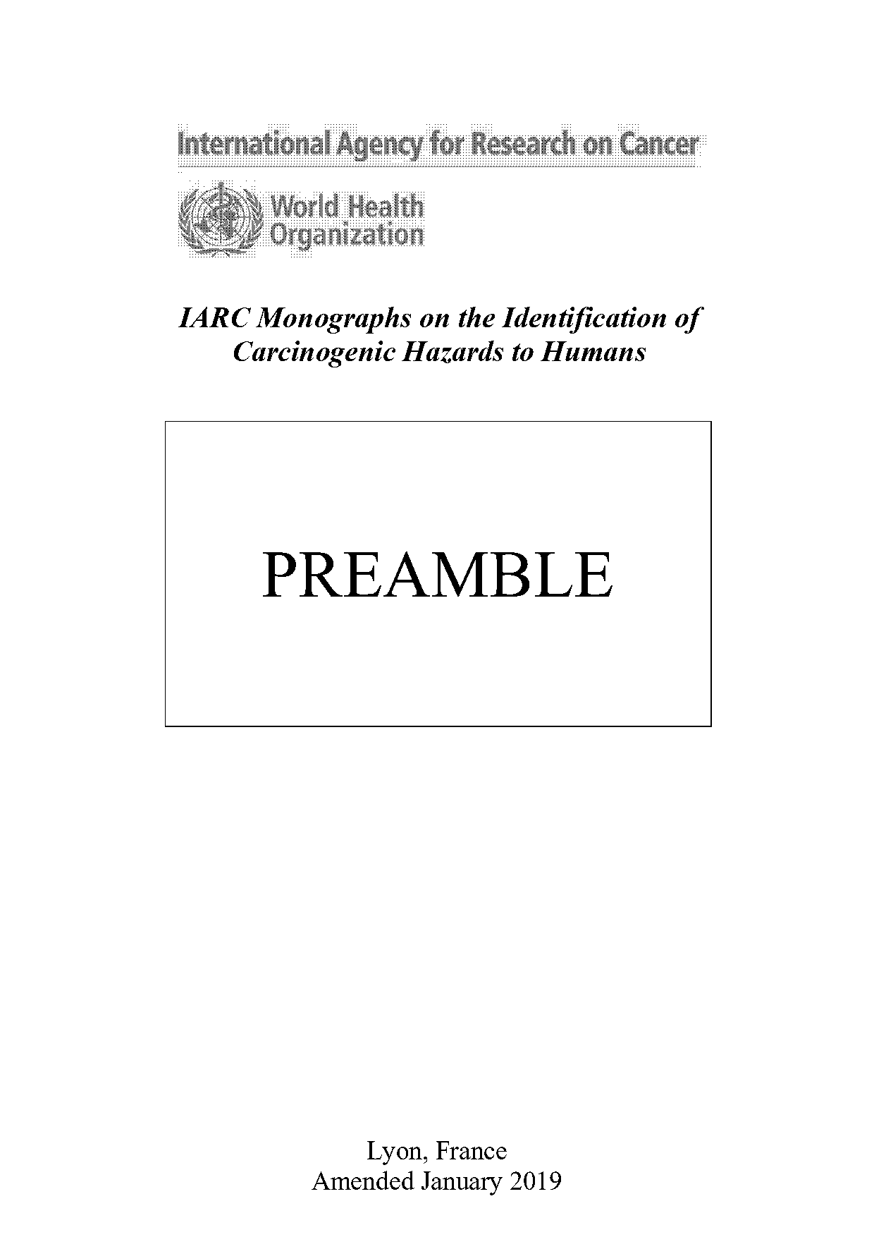 how many goals are identified in the preamble