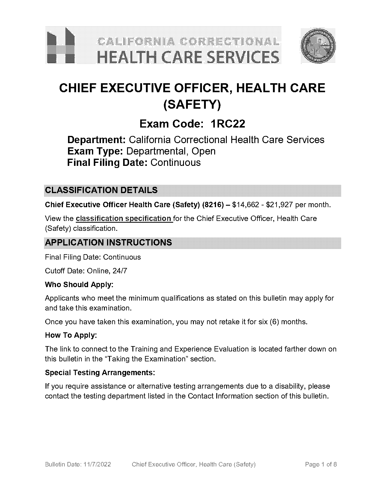 hospital ceo education requirements