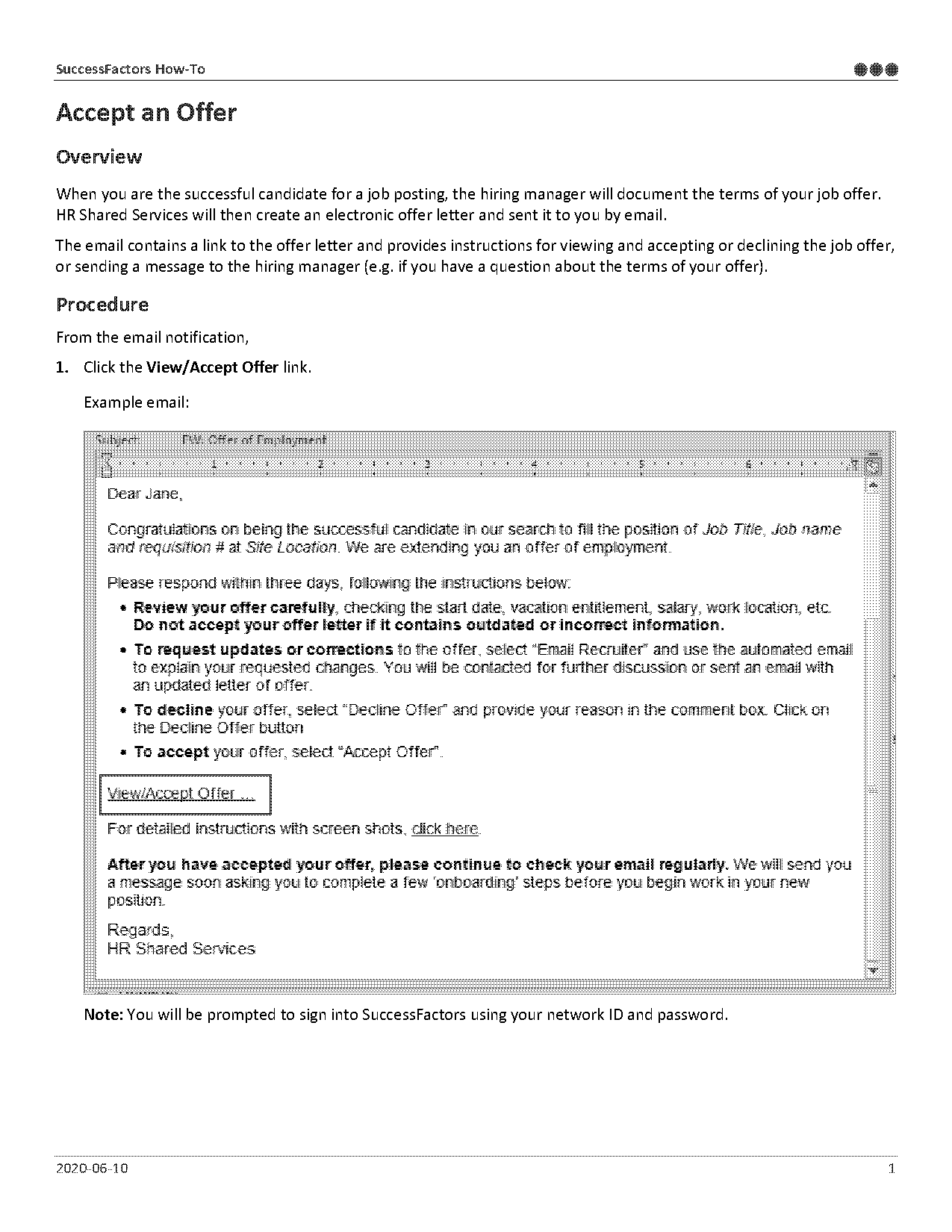 cancel accepted job offer letter