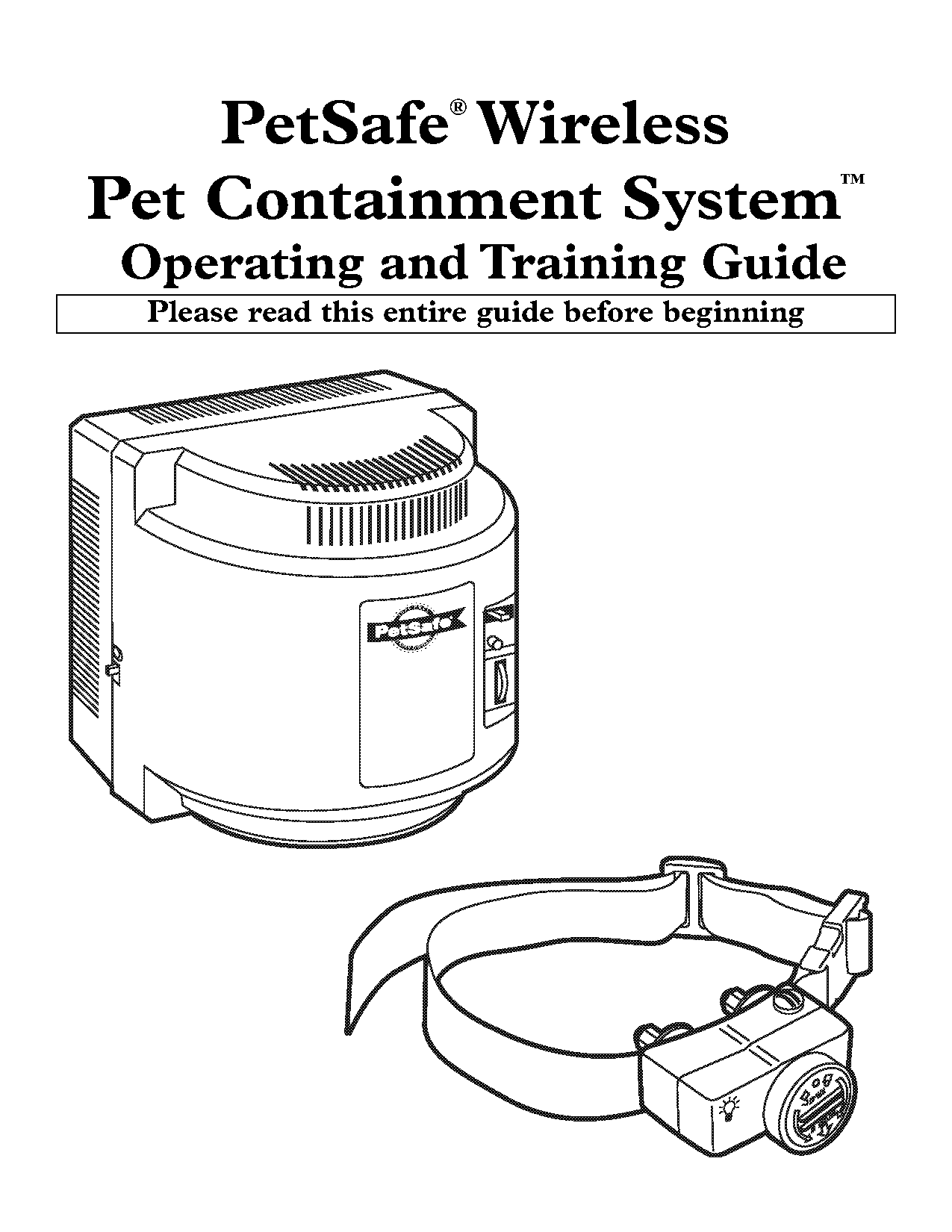 pet safe shock collar remote instructions