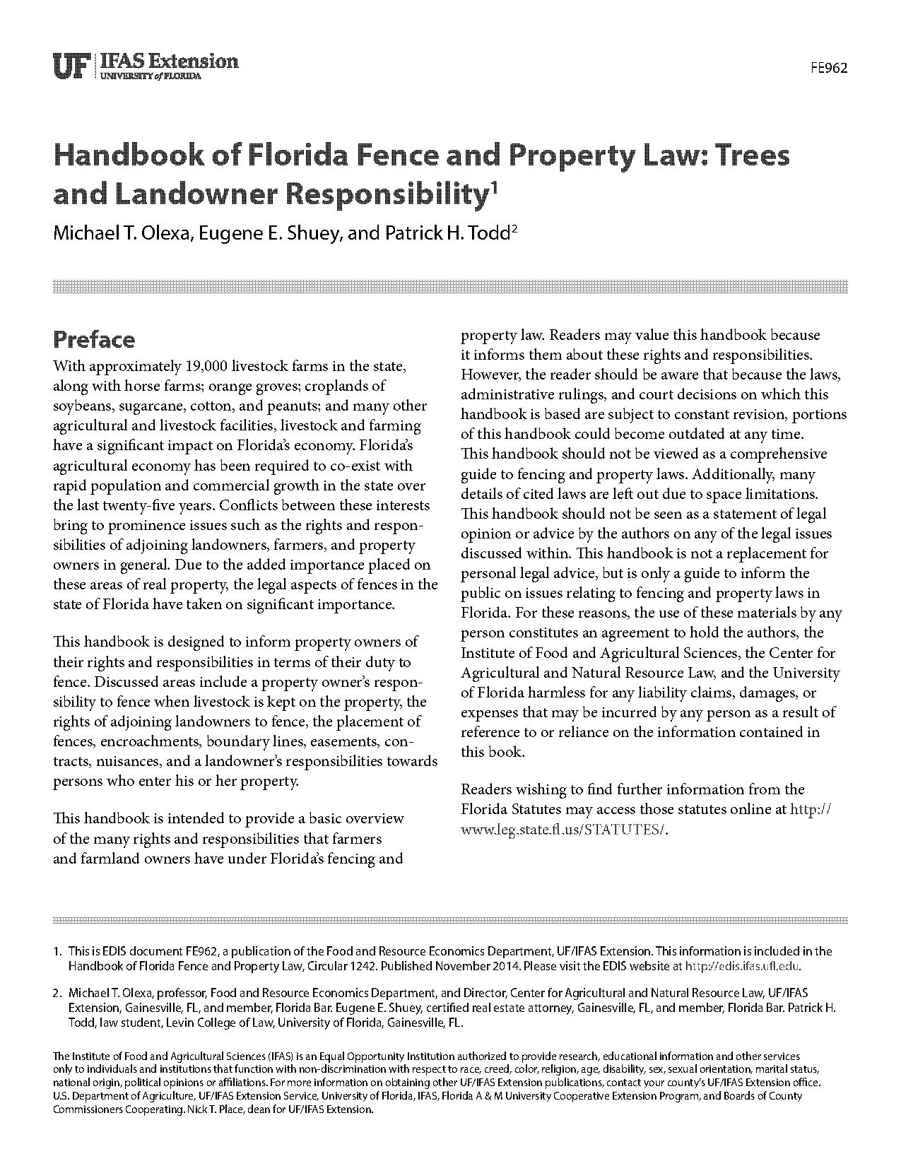 laws on property line florida