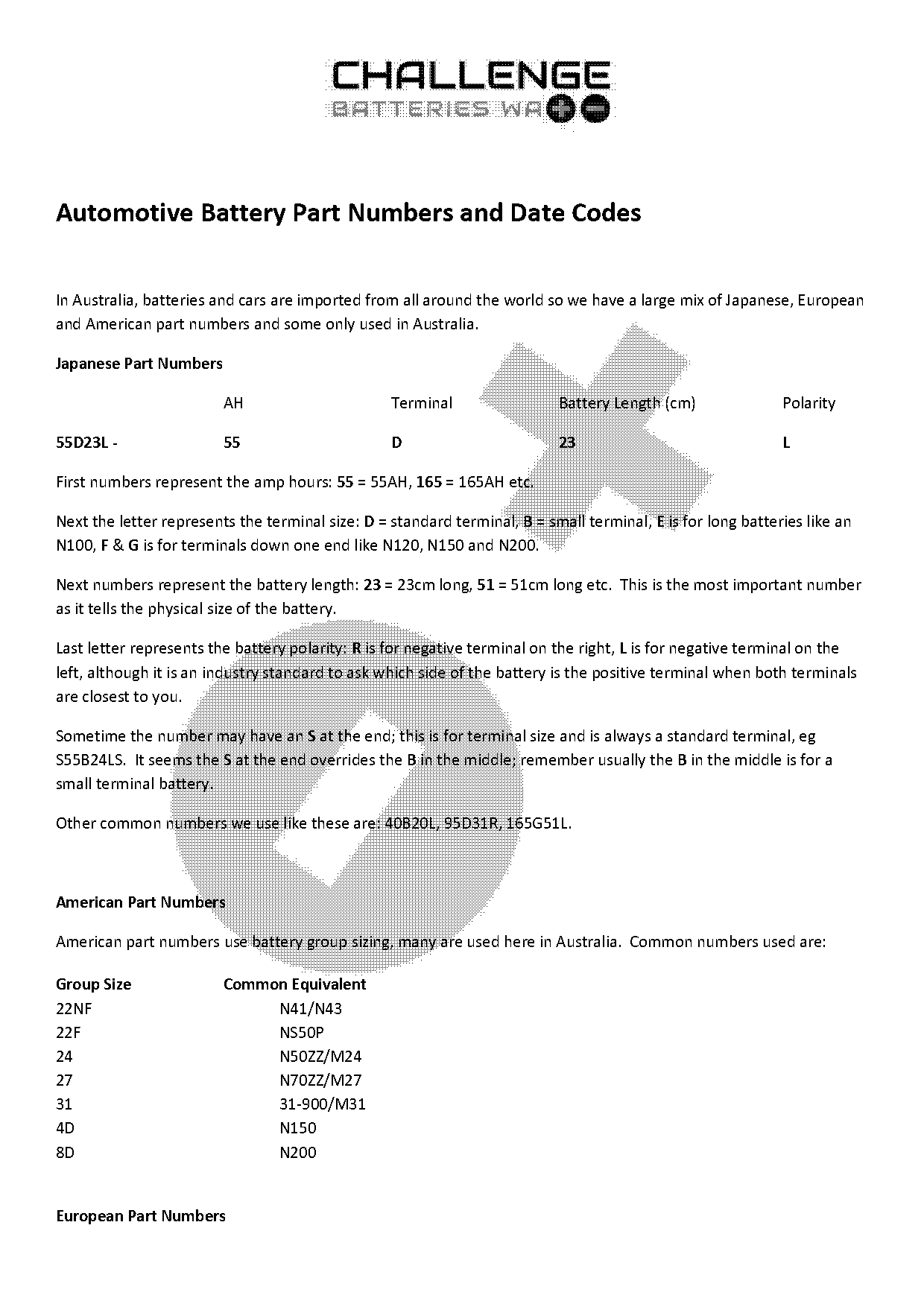 which terminal is which on a car battery