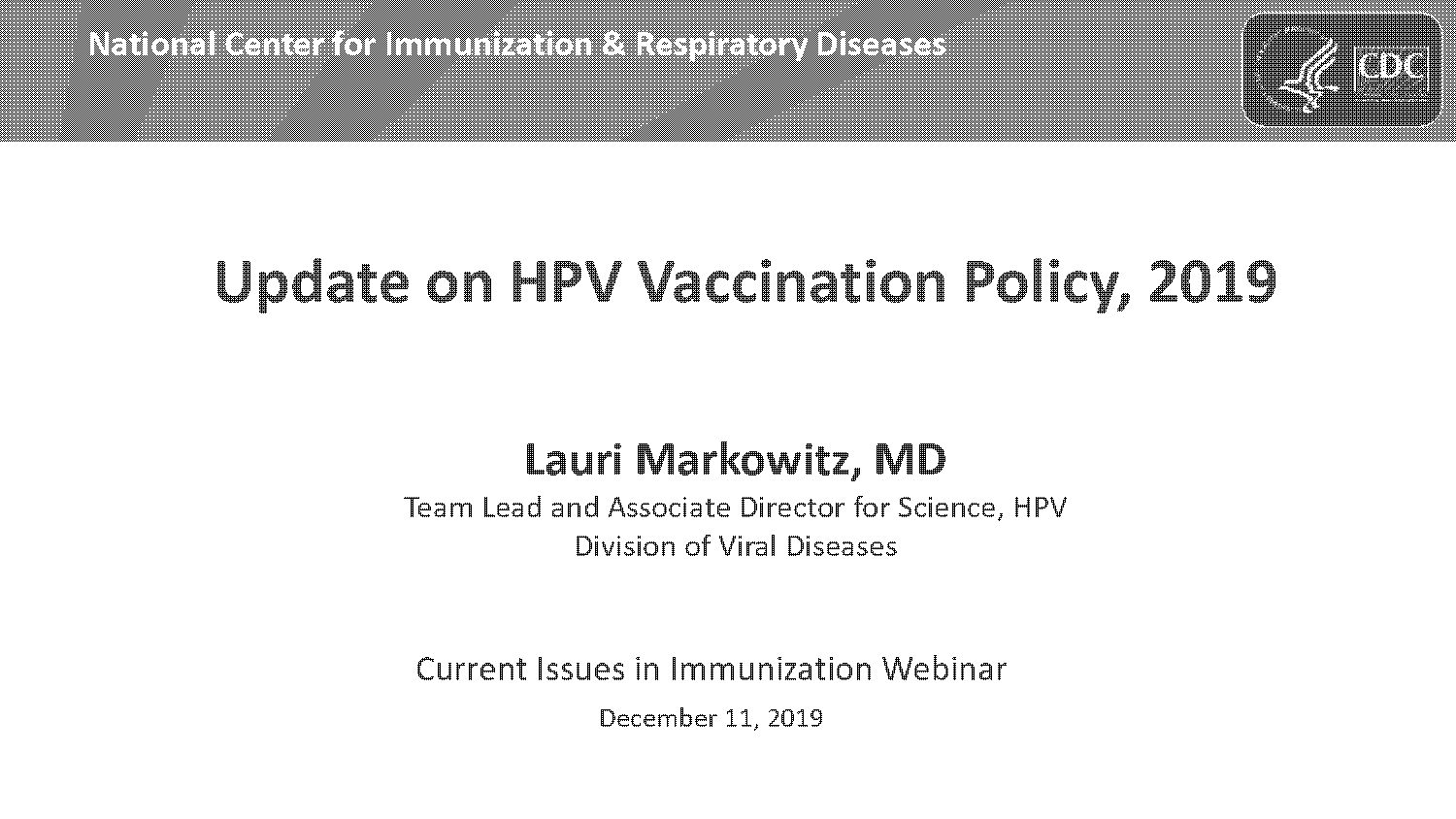 hpv vaccine age recommendations