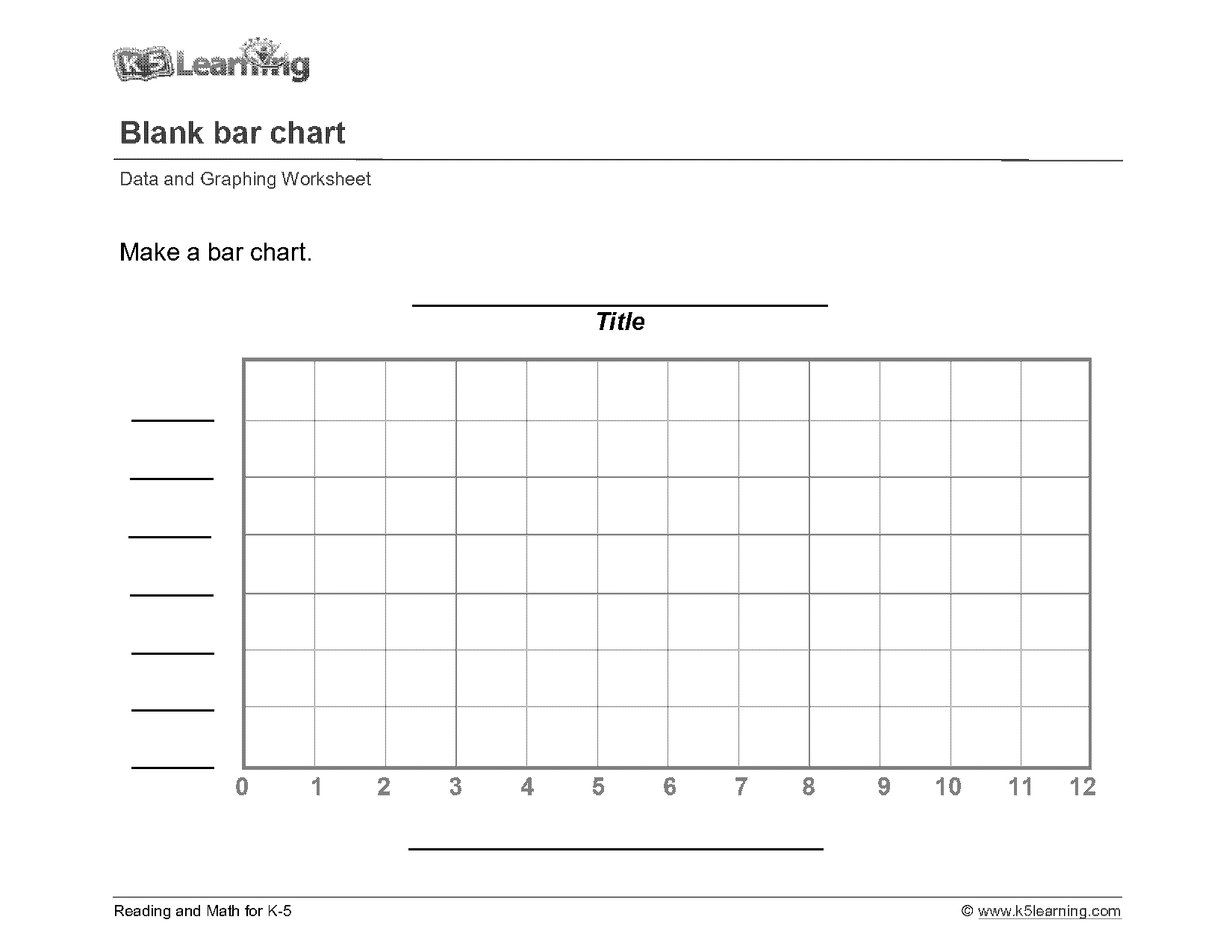 blank bar diagram template